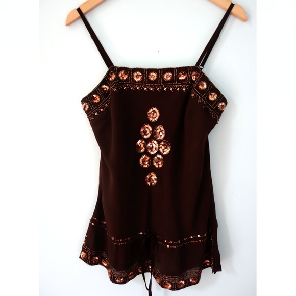 Express sequin dressy tank - Picture 1 of 2